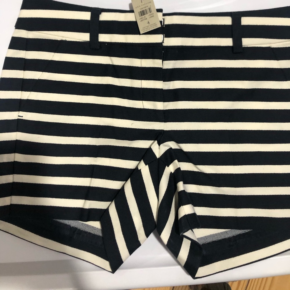 Ann Taylor striped sailor shorts